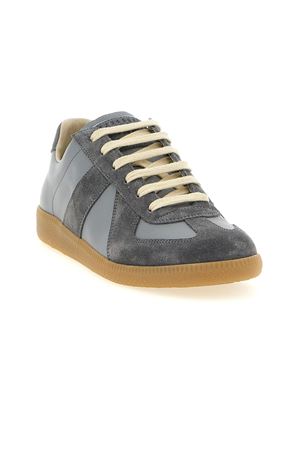 Replica Sneakers in nappa e suède grigio MAISON MARGIELA | S57WS0236P1895T8147
